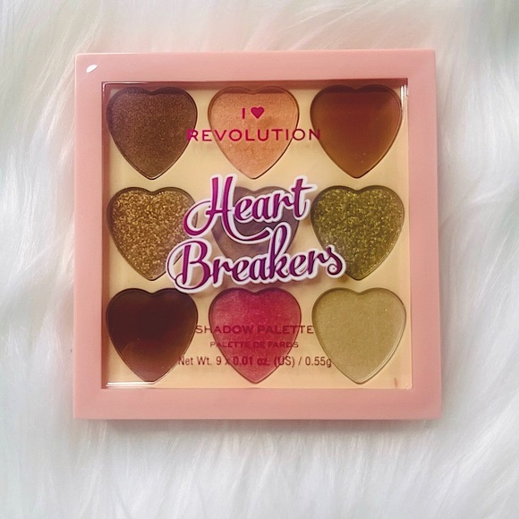 NEW I LOVE REVOLUTION HEART BREAKERS MAJESTIC SHADOW PALETTE - Picture 7 of 9